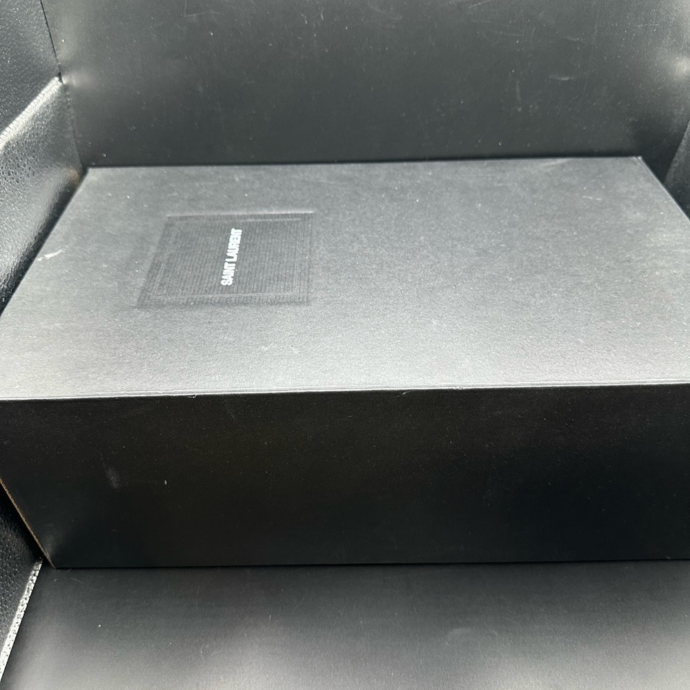 Saint Laurent White Canvas Men's Shoes Full Presentation - Picture 7 of 8